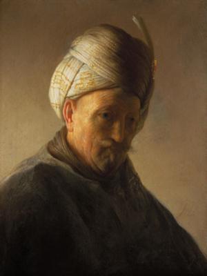 REMBRANDT Harmenszoon van Rijn Old man with turban